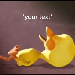Crying duck meme