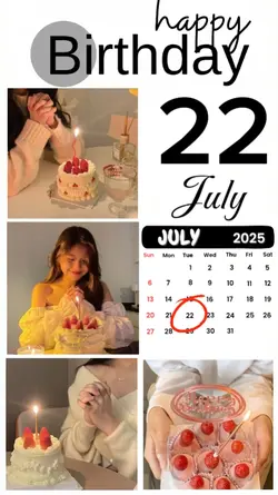 birthday 22 July 