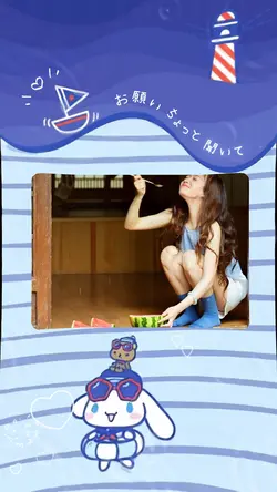 海辺のシナモンロール🏝️6clip