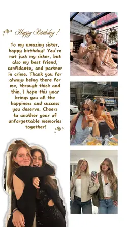 BIRTHDAY SISTER