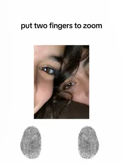 Put two fingers