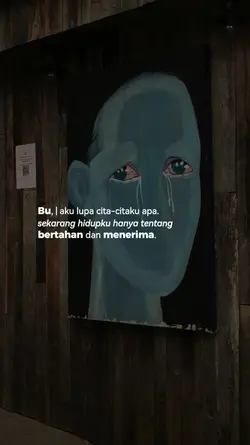Bu, aku lupa