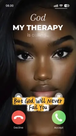 God is my therapy 