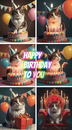 Happy Birthday Cat
