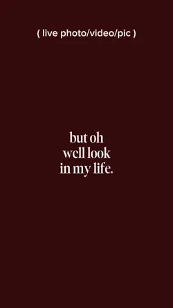 my life
