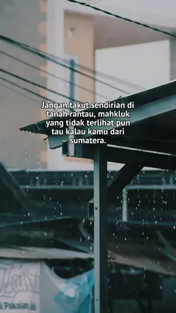 jangan takut sendiri