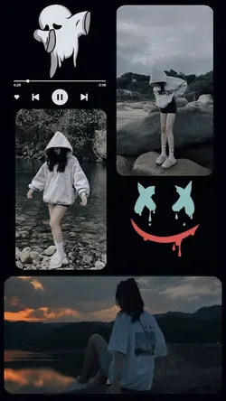 3 foto kece aestetik