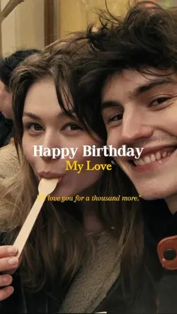 happy birthday love