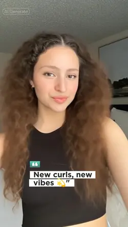 Perm Curls Effect