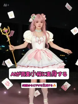 AIが百変小桜に変身する
