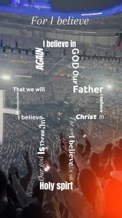 I BELIVE IN GOD