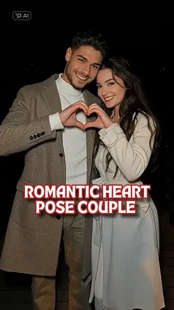Heart pose couple 