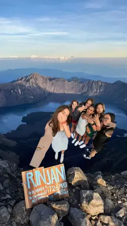 fake foto di rinjani