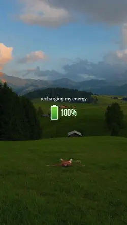 recharging my energy