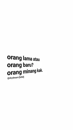 orang minang kak