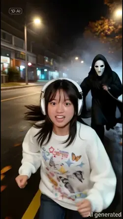 chased by a killer 
