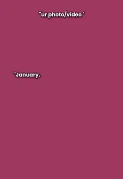 January to December