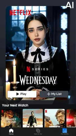 Wednesday Netflix AI