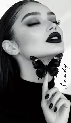 AI Black butterfly
