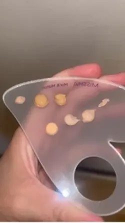 Missha makeup swatch