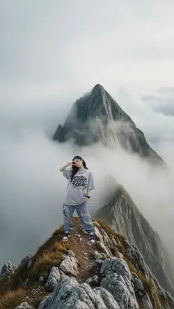 foggy mountain 