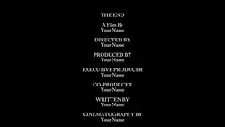 Movie Outro Credits