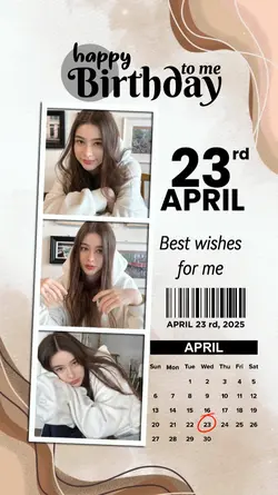23 APRIL HBD TO ME