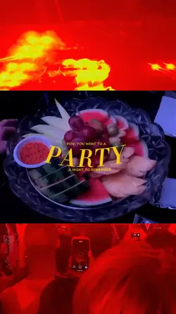 POV:uwent to a party