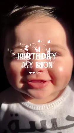 BIRTHDAY MY SON
