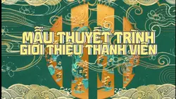 Mẫu thuyết trình