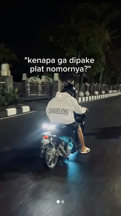 kenapa ga pake plat