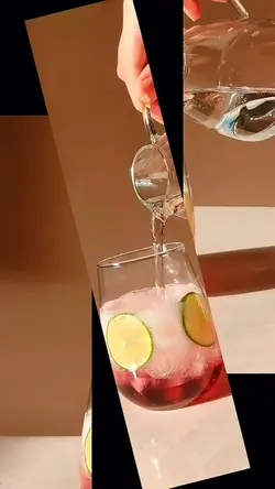 making a drink