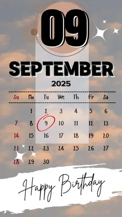 Hbd 9 September 2025