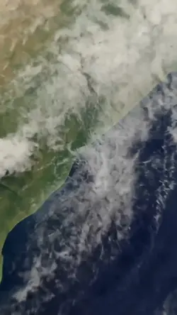 Earth zooming out