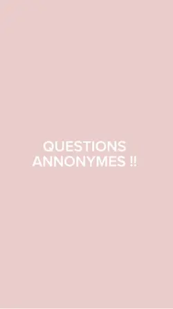 Questions en anno !