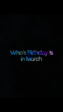 March Birthday 