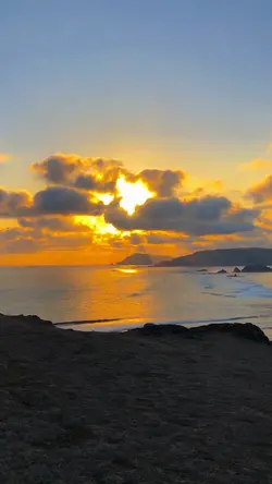video sunset estetik