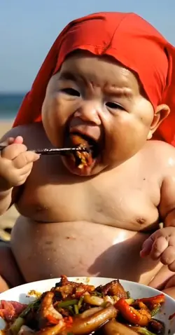 mentahan anak makan