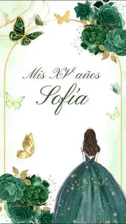 XV AÑOS VERDE ESMERA