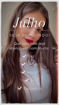Bem-vindo Julho 