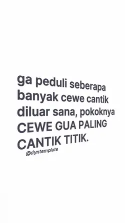 ga peduli seberapa 