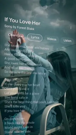 IF YOU LOVE HER 