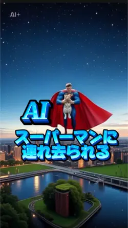 うちの子スーパーマンに連れ去られた