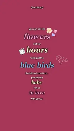 you can the flowers