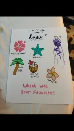 Easy beachy drawings