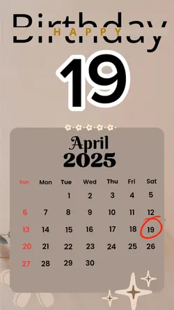 birthday 19 April