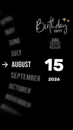 Hbd 15 August 2026