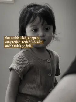 aku sudah lelah 