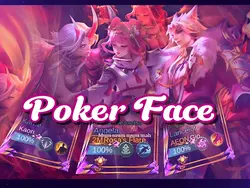 Poker face trio ml