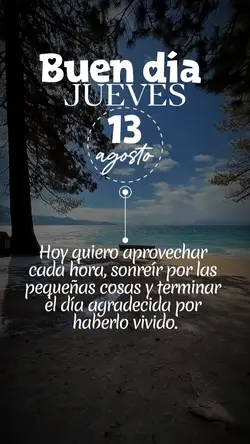 Jueves 13/08